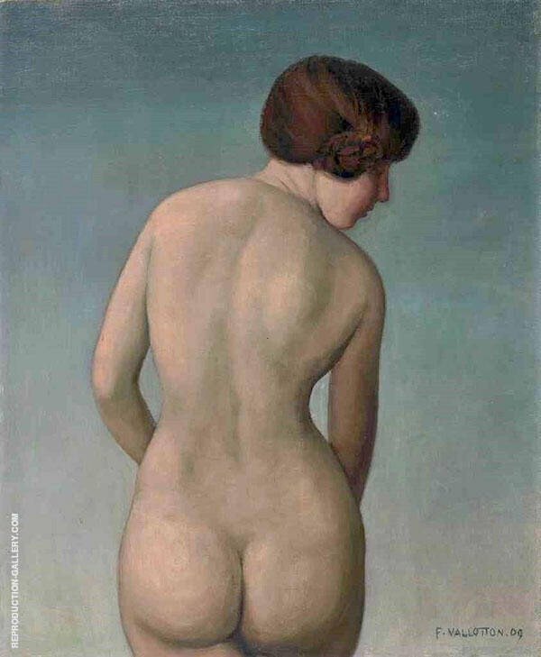 Woman from Behind by Felix Vallotton | Oil Painting Reproduction