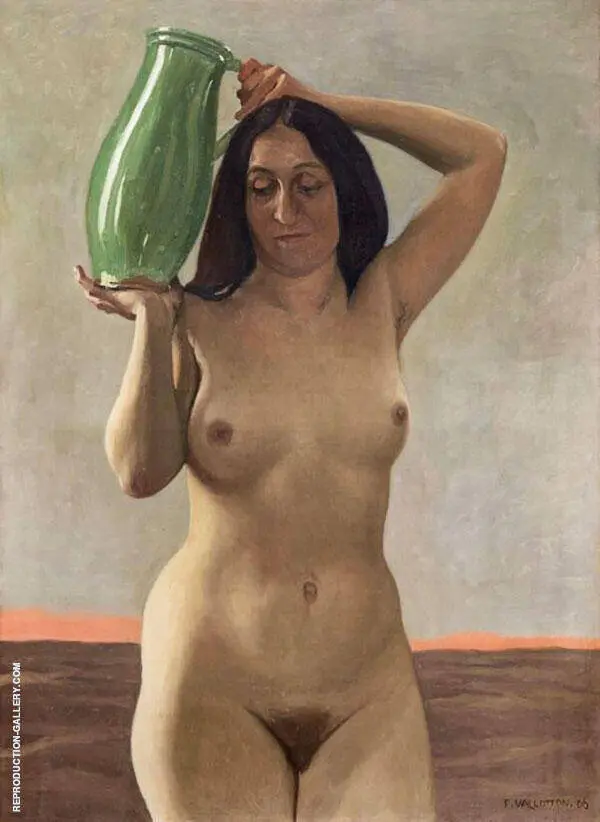 Woman with Jug By Felix Vallotton