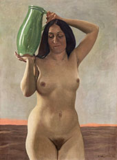 Woman with Jug By Felix Vallotton