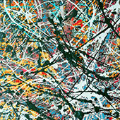 Multiform Square By Jackson Pollock (Inspired By)