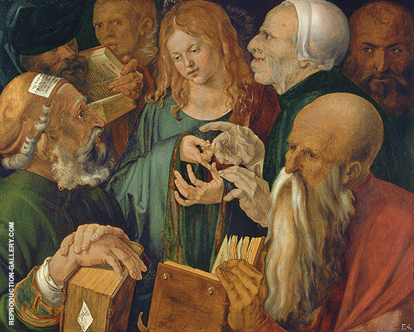 Christ Among The Doctors by Albrecht Durer | Oil Painting Reproduction