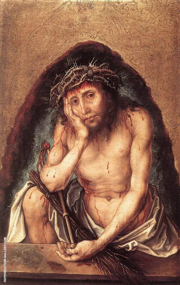 Christ in Pain As The Man of Sorrows 1493 By Albrecht Durer