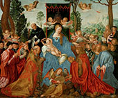 Feast of The Rosary By Albrecht Durer