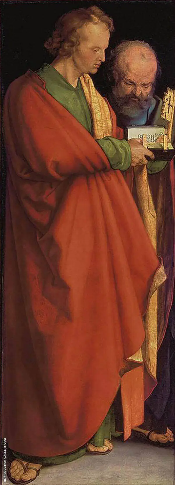 Four Holy Men 1526 Panel 1 By Albrecht Durer