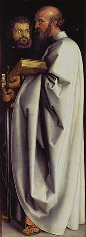 Four Holy Men 1526 Panel 2 By Albrecht Durer