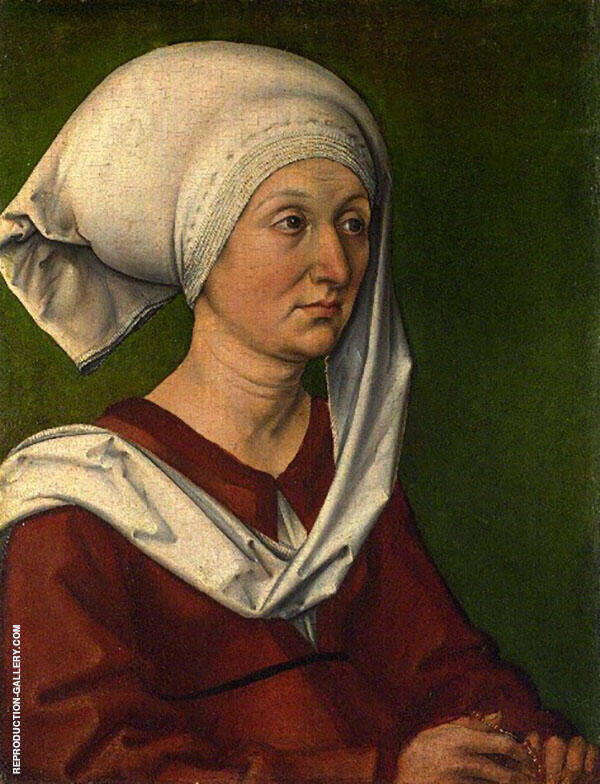Portrait of Barbara Durer by Albrecht Durer | Oil Painting Reproduction
