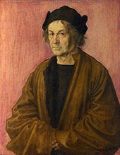 Portrait of Durer's Father By Albrecht Durer