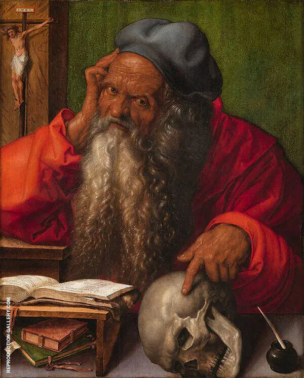 Saint Jerome 2 By Albrecht Durer