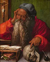 Saint Jerome 2 By Albrecht Durer