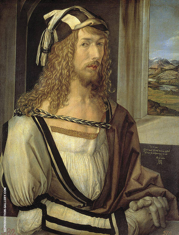 Self Portrait 1498 by Albrecht Durer | Oil Painting Reproduction