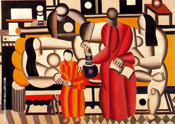 Women in an Interior by Fernand Leger | Oil Painting Reproduction
