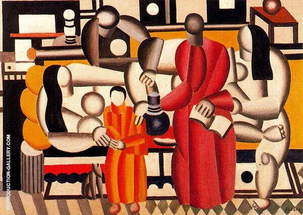 Women in an Interior By Fernand Leger