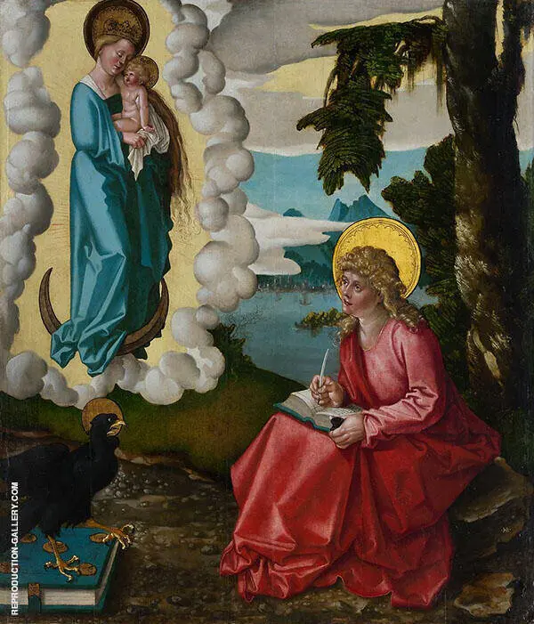 St John on Patmos By Albrecht Durer