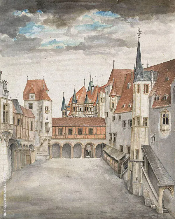 View of Innsbruck from The North By Albrecht Durer