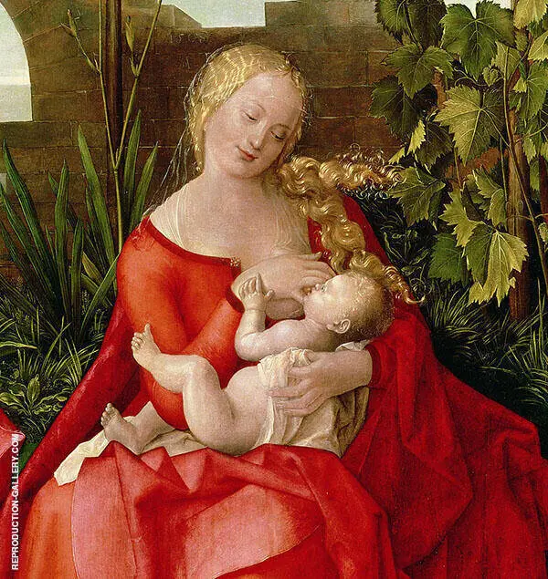 Virgin and Child Madonna with The Iris 1508 By Albrecht Durer