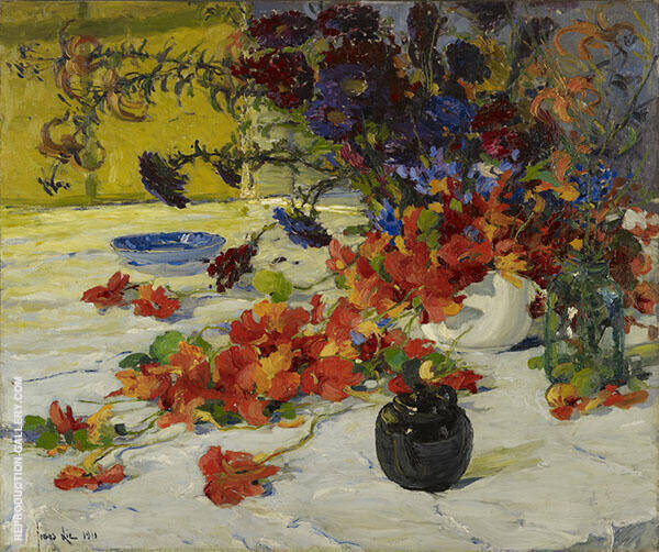 Black Teapot by Jonas Lie | Oil Painting Reproduction