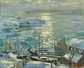 The Old Ships Draw to Home Again By Jonas Lie