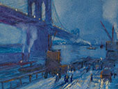 View of Brooklyn Bridge By Jonas Lie