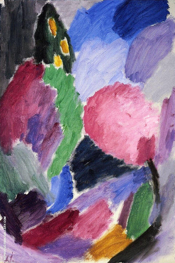 A Blowing Gale by Alexej von Jawlensky | Oil Painting Reproduction
