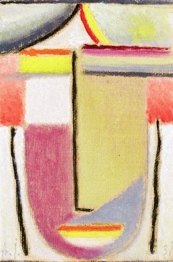 Abstract Head 11 By Alexej von Jawlensky