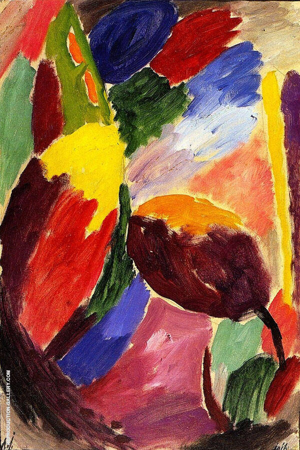 After The Spring Rain by Alexej von Jawlensky | Oil Painting Reproduction