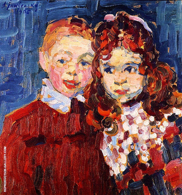 Andre and Katja by Alexej von Jawlensky | Oil Painting Reproduction