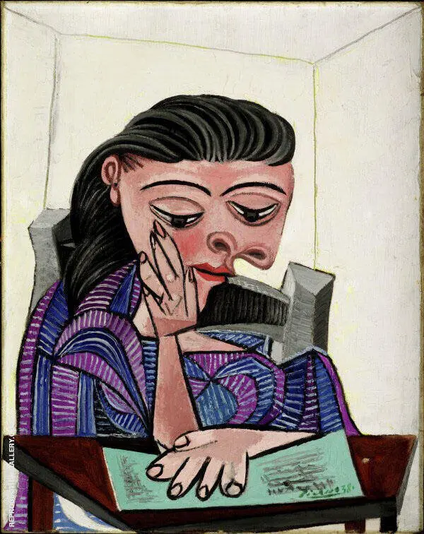 Girl Reading 1938 By Pablo Picasso