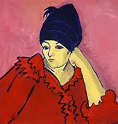 Dark Blue Turban By Alexej von Jawlensky
