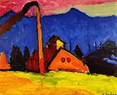 Factory at Oberau By Alexej von Jawlensky