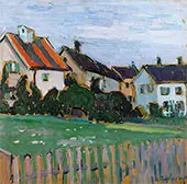 Houses with Front Gardens By Alexej von Jawlensky