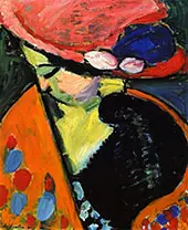 Inclined Head By Alexej von Jawlensky