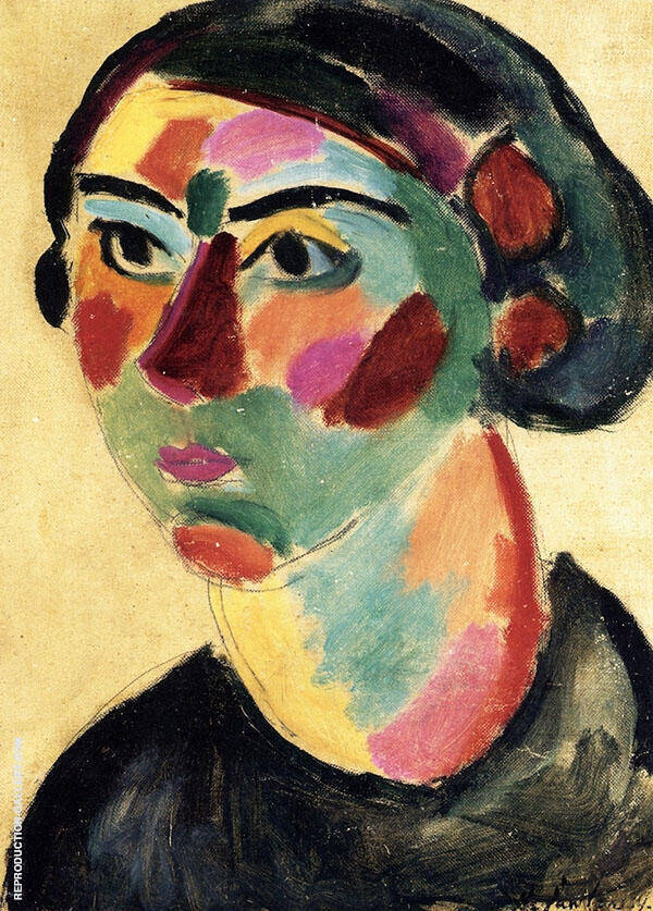 Julia 1916 by Alexej von Jawlensky | Oil Painting Reproduction