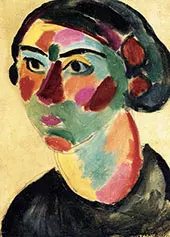 Julia 1916 By Alexej von Jawlensky