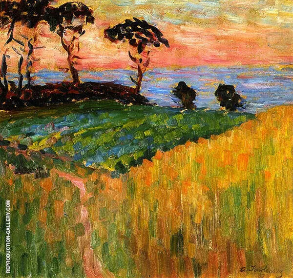 Landscape near Marseille By Alexej von Jawlensky