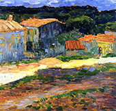 Landscape with Houses in Provence By Alexej von Jawlensky