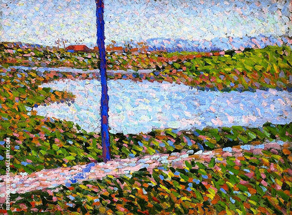 Landscape with Lake by Alexej von Jawlensky | Oil Painting Reproduction