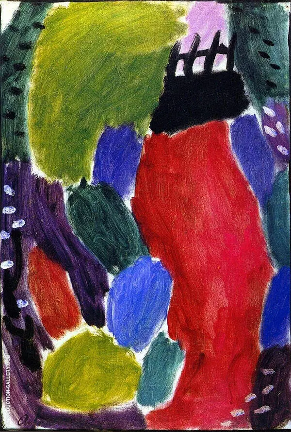 Large Variation Wide Path Evening By Alexej von Jawlensky
