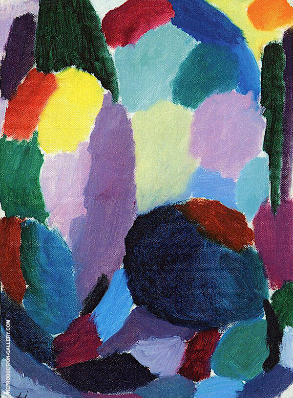 Mood of a Thunderstorm by Alexej von Jawlensky | Oil Painting Reproduction