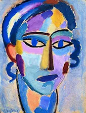 Mystical Head Opal By Alexej von Jawlensky