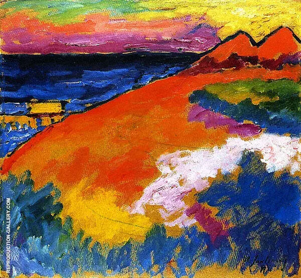 on The Baltic By Alexej von Jawlensky
