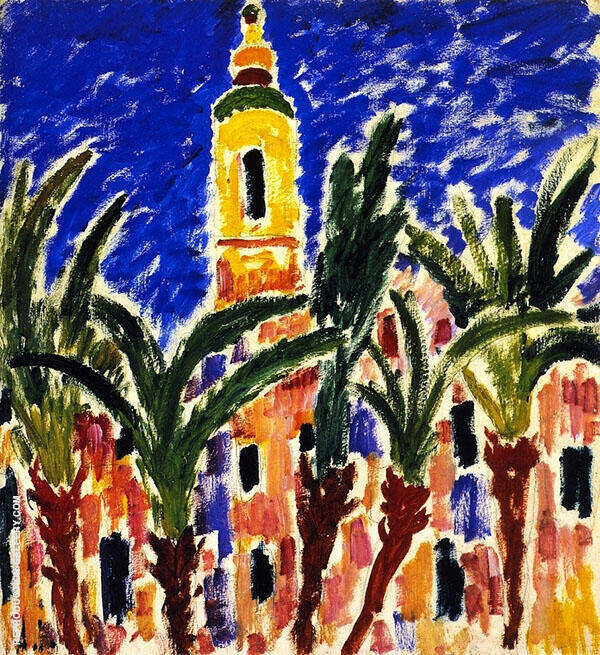 Oriental City by Alexej von Jawlensky | Oil Painting Reproduction
