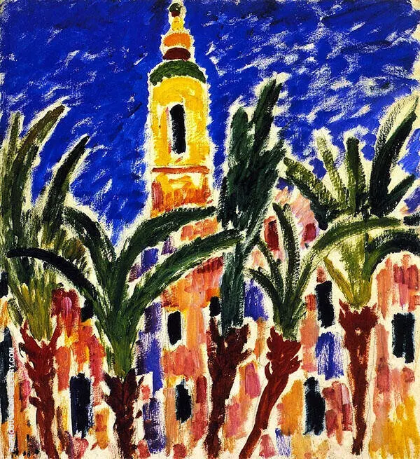 Oriental City By Alexej von Jawlensky