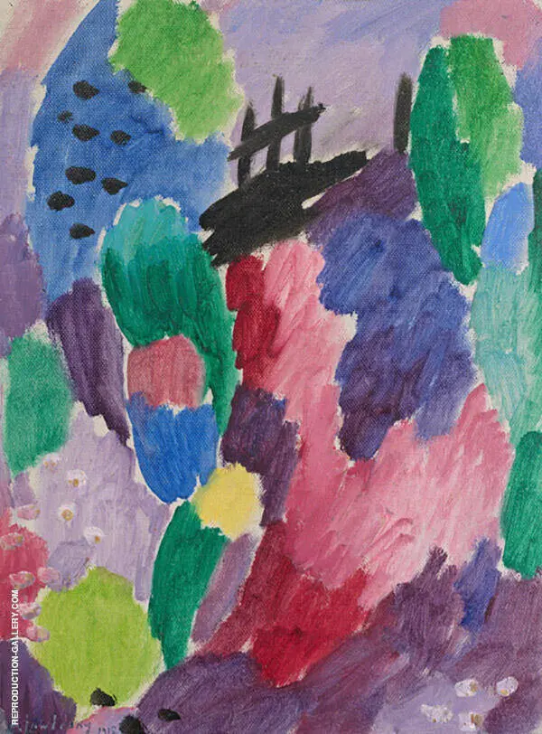 Red Path St. Prex 1915 By Alexej von Jawlensky