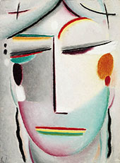 Saviour's Face Distance Highness Buddha II By Alexej von Jawlensky