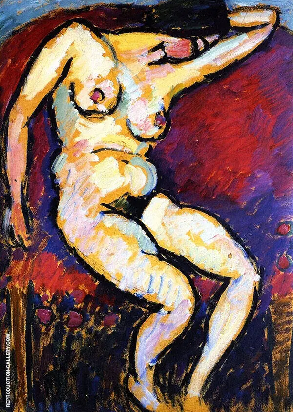 Sleeping Woman By Alexej von Jawlensky