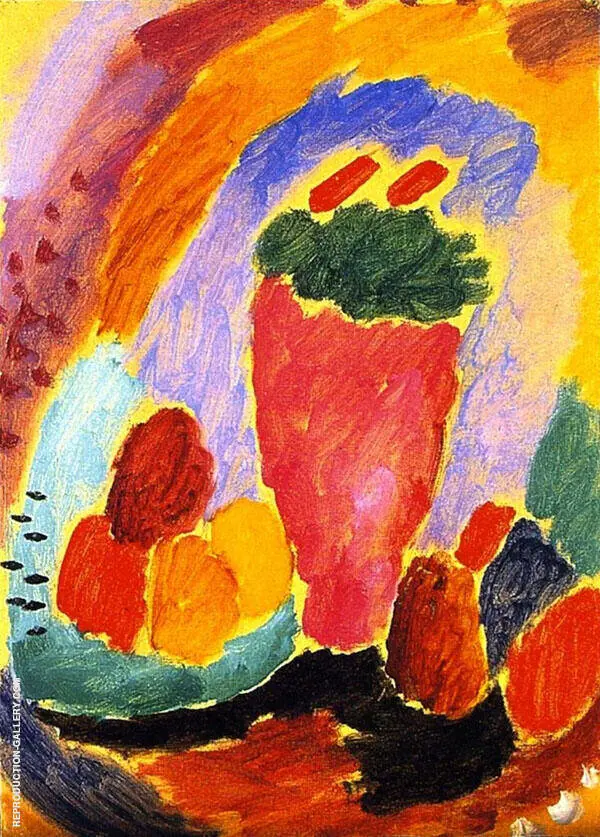 Still LIfe 3 By Alexej von Jawlensky