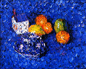 Still LIfe Blue Orange By Alexej von Jawlensky
