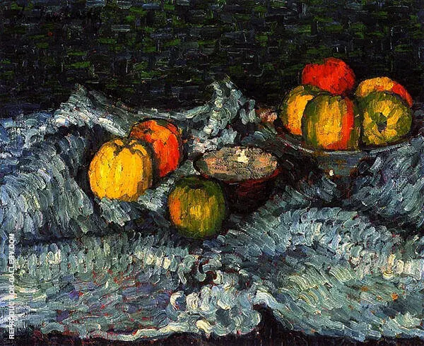 Still Life with Apples 2 By Alexej von Jawlensky