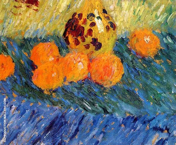 Still LIfe with Oranges By Alexej von Jawlensky