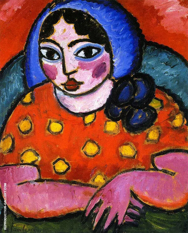 The Blue Cap By Alexej von Jawlensky